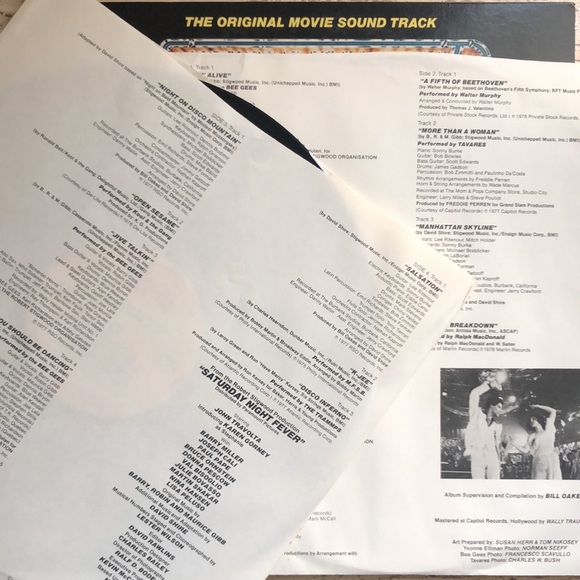 Bee Gees Saturday Night Fever Soundtrack Double Vinyl Lp Set - Picture 7 of 15